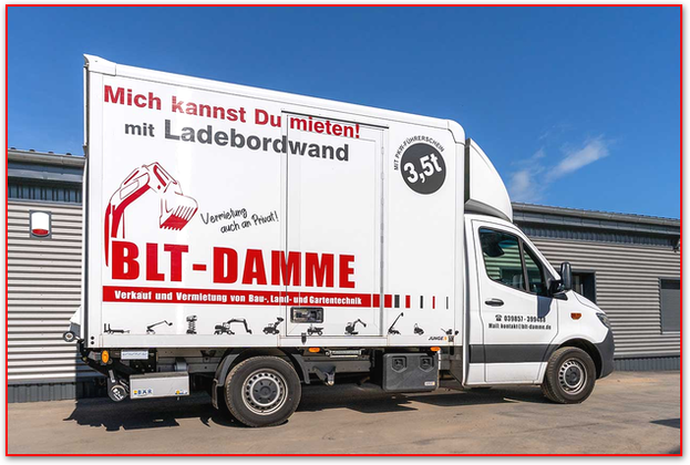 Transporter Mercedes 3,5t BLT-Damme