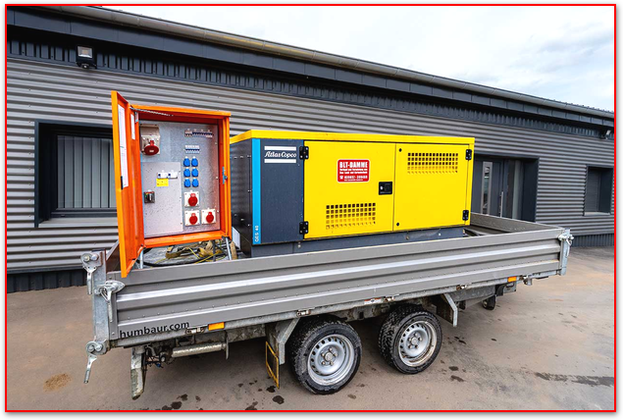 Aggregat Notstrom Copco QES 40 BLT-Damme