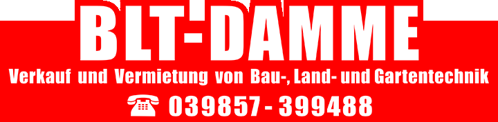 BLT-Damme Verleih Baumaschinen